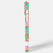 Kleurrijke Schelpen met Monogram  Case-Mate iPhone Case (Achterkant / Links)