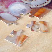 Kleurrijke schelpen op het strand 252-delig legpuz legpuzzel (Zijkant)