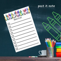 Kleurrijke Schilderachtige Kleurpotloden Takenlijs