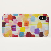 Kleurrijke schilderbloemen Case-Mate iPhone case (Achterkant (horizontaal))
