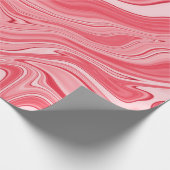 Kleurrijke schilderijen van marmering, rode marmer cadeaupapier (Hoek)