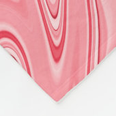 Kleurrijke schilderijen van marmering, rode marmer fleece deken (Hoek)