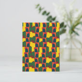Kleurrijke Schildering Abstract Briefkaart (Staand voorkant)