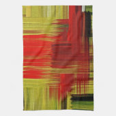 Kleurrijke schilderkunst #2 keukenhanddoek (Verticaal)