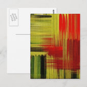 Kleurrijke schilderkunst - briefkaarten (Voorkant / Achterkant)