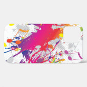 Kleurrijke schilderplaat met Muzieknoten Case-Mate iPhone Case (Achterkant (horizontaal))