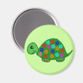 Kleurrijke schildpad magneet (Voorkant / Achterkant)