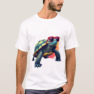 Kleurrijke Schildpad Outfit Heren Schildpad Liefhe T-shirt