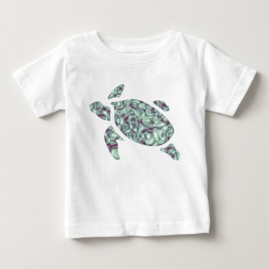 Kleurrijke schildpad peuter T-shirt (Voorkant)