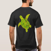 Kleurrijke schildpadden t-shirt (Achterkant)