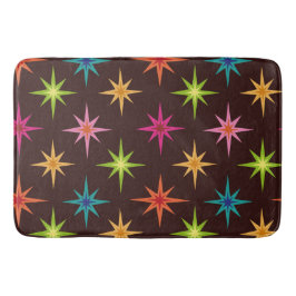 Kleurrijke schimmelige atoomStarbursen uit de midd Badmat