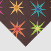 Kleurrijke schimmelige atoomStarbursen uit de midd Tissuepapier (Detail)