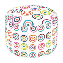 Kleurrijke schimmelige moderne witte regenboogcirk