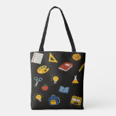 Kleurrijke school  tote bag (Achterkant)