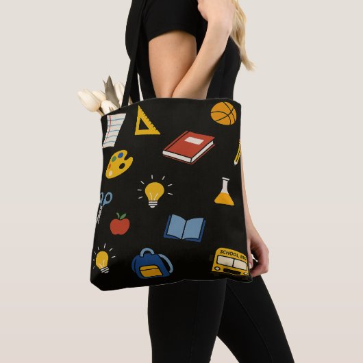 Kleurrijke school  tote bag (Dichtbij)
