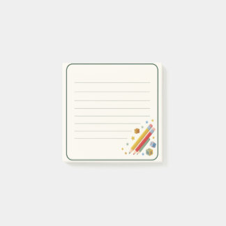kleurrijke schoolpotloden post-it® notes
