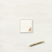 kleurrijke schoolpotloden post-it® notes (Op bureau)