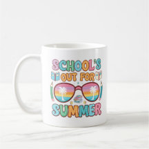 Kleurrijke "School's Out" Sunset Design