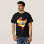 , kleurrijke schuimkuikens uit Boerderij T-shirt (Voorkant volledig)