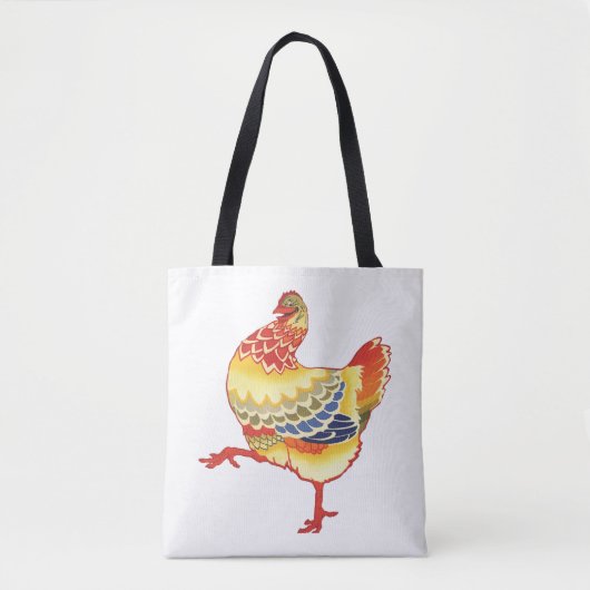 , kleurrijke schuimkuikens uit Boerderij Tote Bag (Voorkant)
