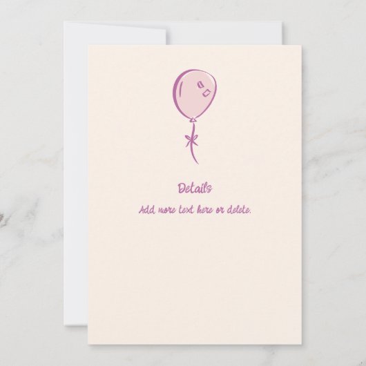 Kleurrijke Scribble Hand getrokken 21ste Verjaarda Kaart (Achterkant)