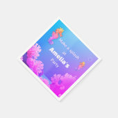 Kleurrijke Seahorse Party Servet (Hoek)