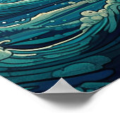 Kleurrijke Seaside Lighthouse Wall Print (Hoek)