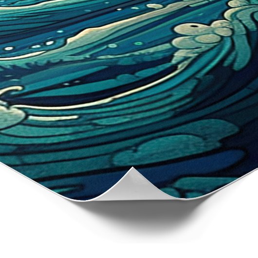 Kleurrijke Seaside Lighthouse Wall Print (Hoek)