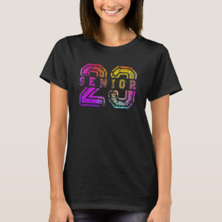 Kleurrijke Senior 2023 Afstudeerklas 2023 Afstuder T-shirt
