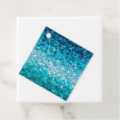 Kleurrijke Sequin Art Gift Labels (In situ)