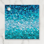 Kleurrijke Sequin Art Gift Labels (Voorkant)