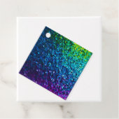 Kleurrijke Sequin Art Gift Labels (In situ)