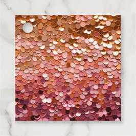 Kleurrijke Sequin Art Gift Labels