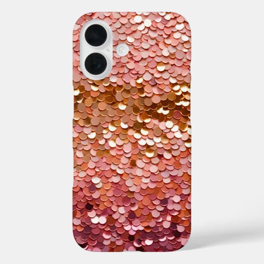 Kleurrijke Sequin Art iPhone Case (Achterkant)
