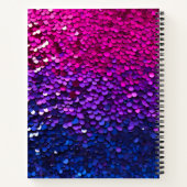 Kleurrijke Sequin Art Spiral Notitieboek (Achterkant)