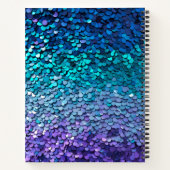 Kleurrijke Sequin Art Spiral Notitieboek (Achterkant)
