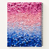 Kleurrijke Sequin Art Spiral Notitieboek (Achterkant)
