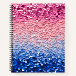 Kleurrijke Sequin Art Spiral Notitieboek