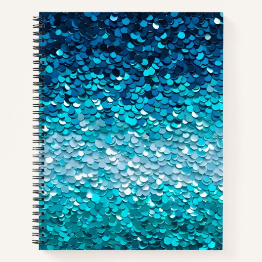 Kleurrijke Sequin Art Spiral Notitieboek (Voorkant)