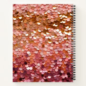 Kleurrijke Sequin Art Spiral Notitieboek (Achterkant)