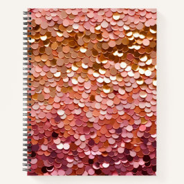 Kleurrijke Sequin Art Spiral Notitieboek