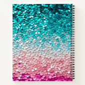 Kleurrijke Sequin Art Spiral Notitieboek (Achterkant)