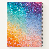 Kleurrijke Sequin Art Spiral Notitieboek (Achterkant)