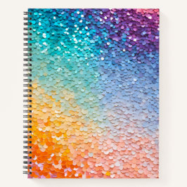 Kleurrijke Sequin Art Spiral Notitieboek