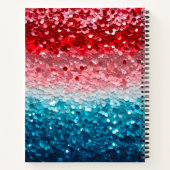 Kleurrijke Sequin Art Spiral Notitieboek (Achterkant)