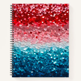 Kleurrijke Sequin Art Spiral Notitieboek