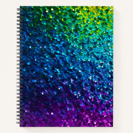 Kleurrijke Sequin Art Spiral Notitieboek