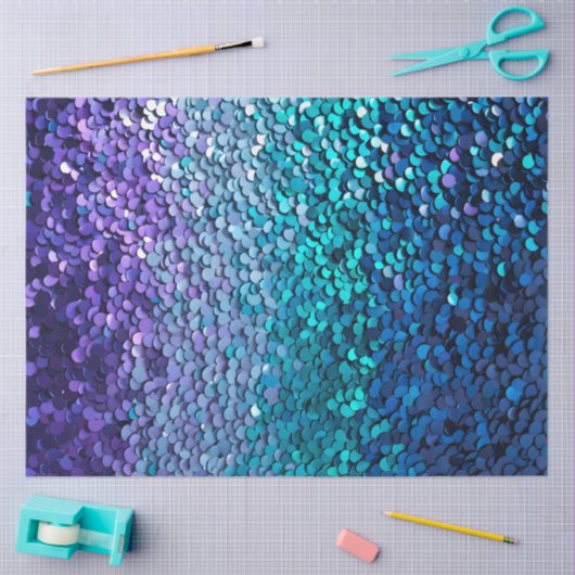 Kleurrijke Sequin Art Tissue Paper Tissuepapier (Craft)