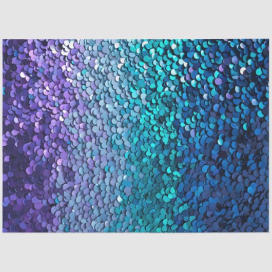 Kleurrijke Sequin Art Tissue Paper Tissuepapier (Voorkant)