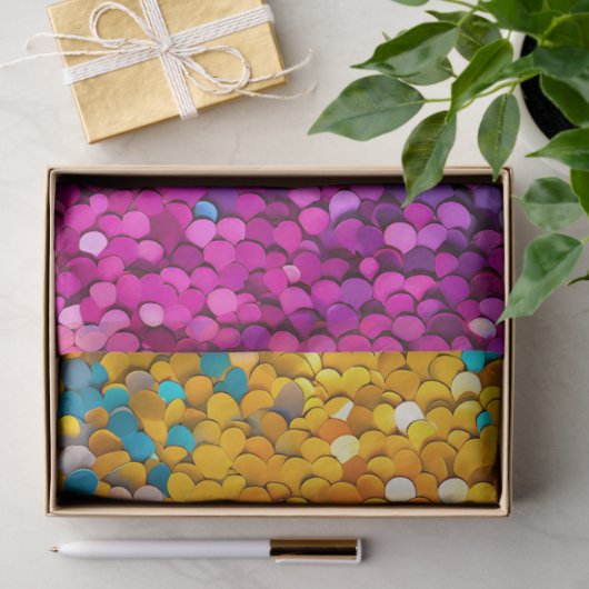 Kleurrijke Sequin Art Tissue Paper Tissuepapier (Geschenk)